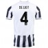 Camisola Juventus Matthijs de Ligt 4 Equipamento Primeiro 2021-2022 Manga Curta